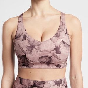Athleta Solace Printed Bra A-C size medium